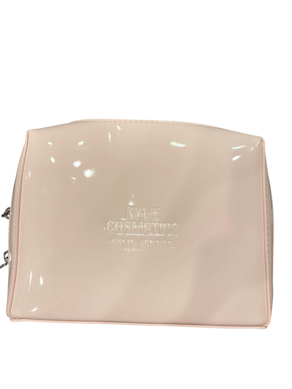 Kylie Cosmetics by Kylie Jenner Pink Patent Makeup Cosmetic Bag